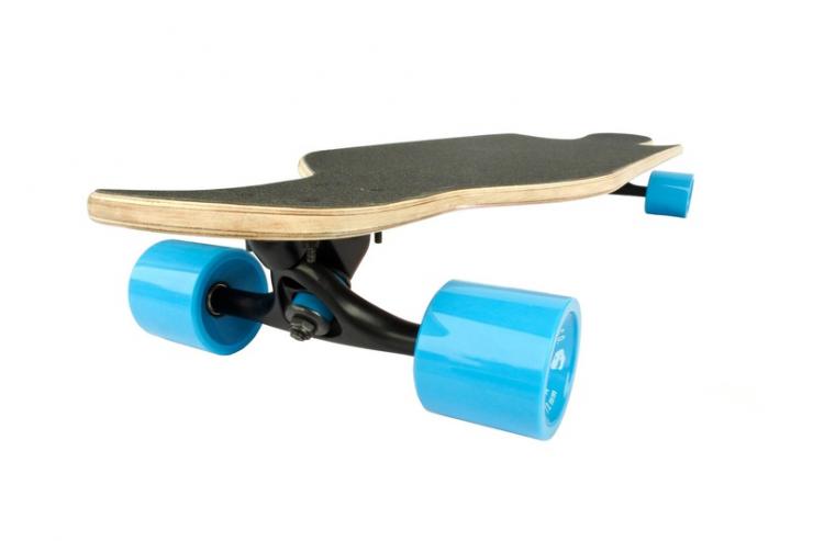 skateboard double kick side view